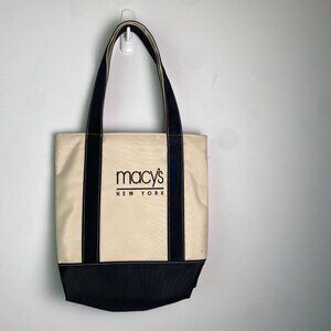 Macys Vintage New York Mini Nylon Tote Bag